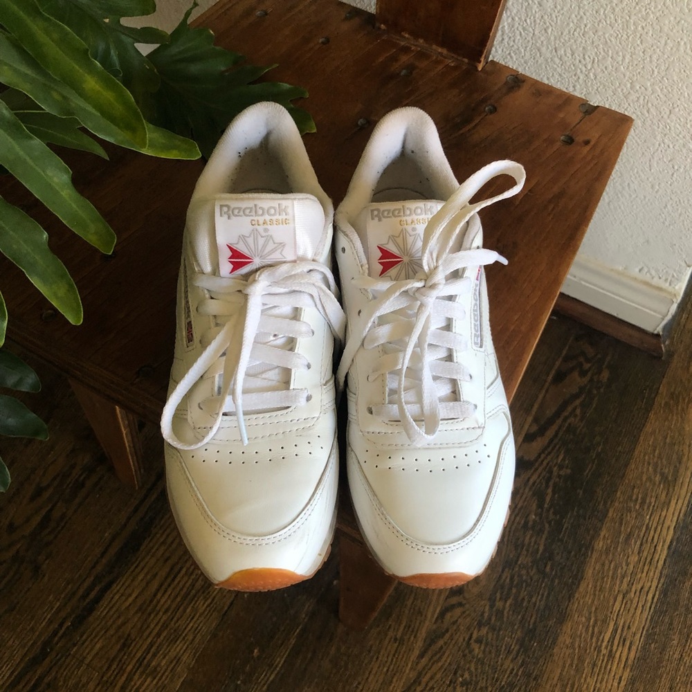 White Reebok Classics